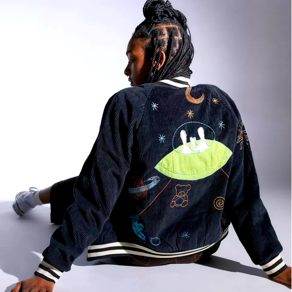 BDG Craft Varsity Bomber Jacket